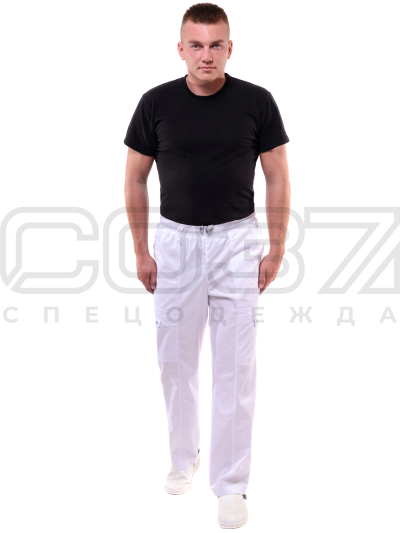 брюки-мед-муж-белые-1