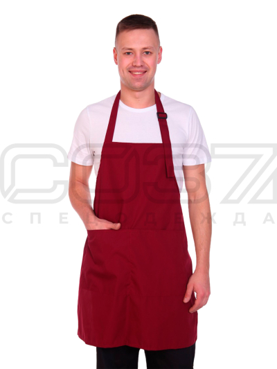 Фартук-передник-АР23-цв.бордо-тк.тиси